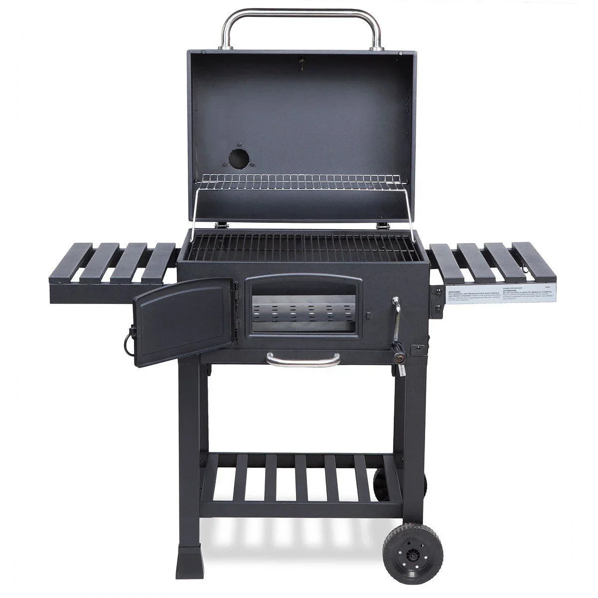 Outdoor XL Smoker Barbecue Charcoal Portable BBQ Grill Camping Garden