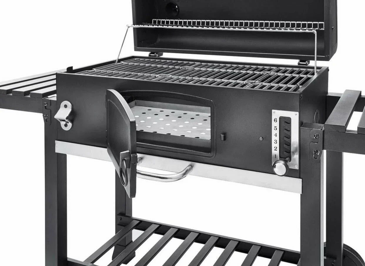 Outdoor XXL Smoker Barbecue Charcoal Portable BBQ Grill Home Garden
